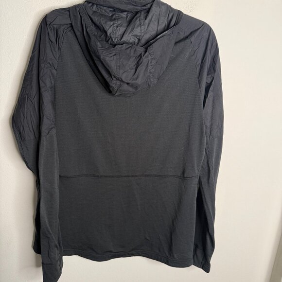 REI Men's Medium Black Windshell Lightweight Packable Hiking Athleisure Jacket - Picture 3 of 6